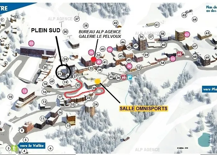 Apartment Le Plein Sud Centre - Divisible 4 Pers - Le Plein Sud- 027pl-plagne Centre Mae-5824 *
